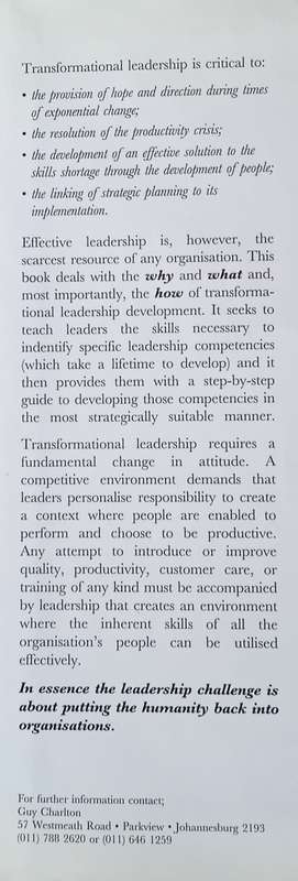 Leadership: The Human Race | Guy Charlton