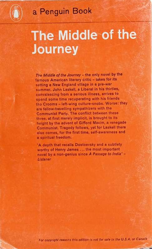 The Middle of the Journey | Lionel Trilling