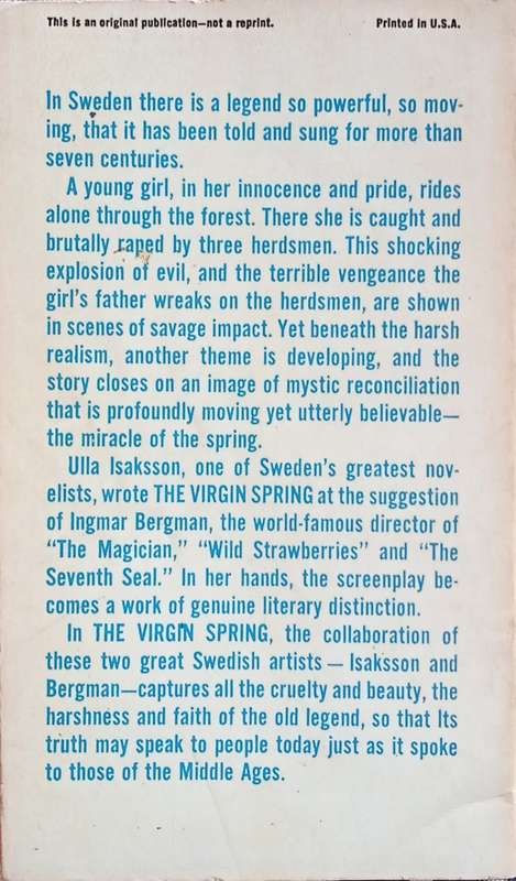 The Virgin Spring | Ulla Isaksson