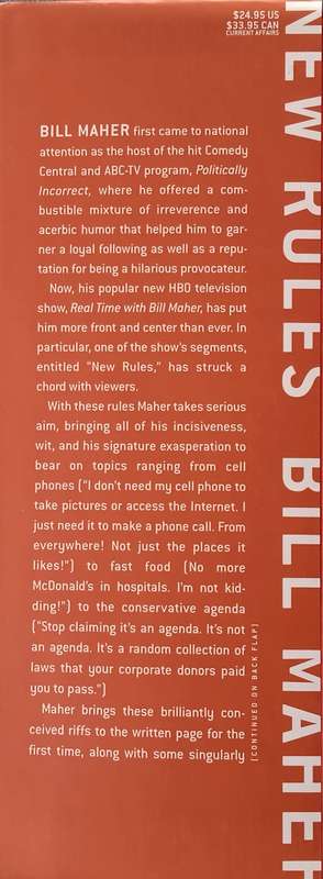 New Rules: Polite Musings from a Timid Observer | Bill Maher