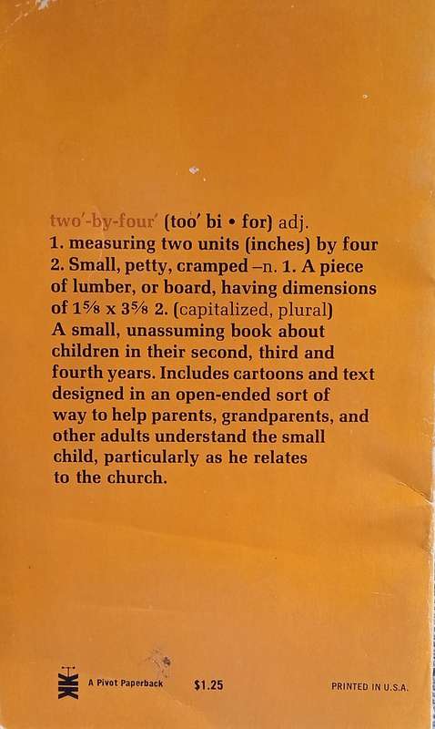 Two by Fours: A Sort of Serious Book About Small Children | Charles M. Schulz & Kenneth F. Hall
