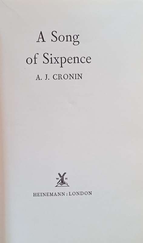 A Song of Sixpence | A.J. Cronin