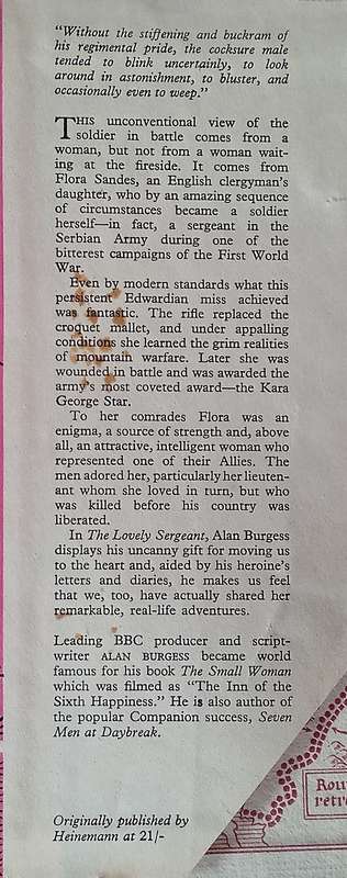 The Lovely Sergeant | Alan Burgess