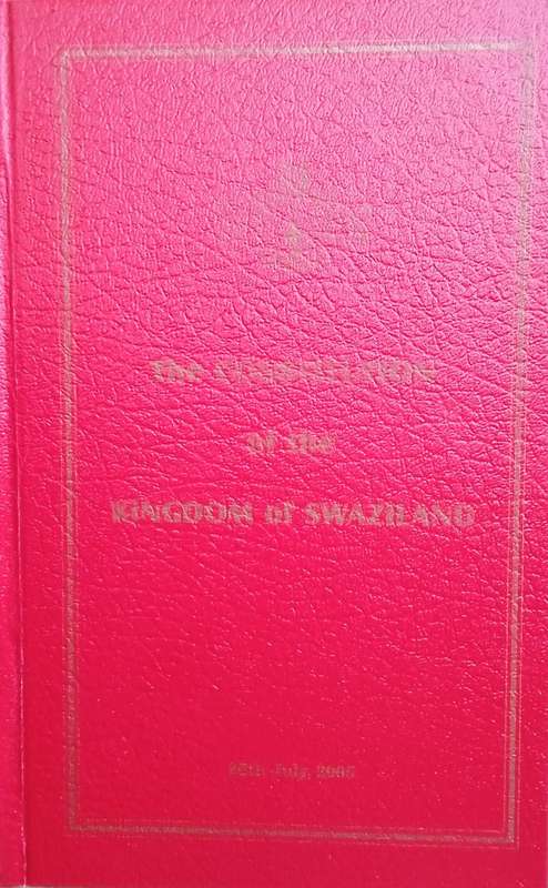 The Constitution of the Kingdom of Swaziland: Swaziland Government Gazette Extraordinary