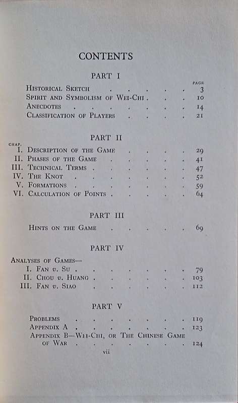 The Game of Wei-Chi | D. Pecorini & T. Shu