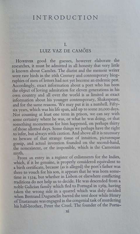 The Lusiads of Luis de Camões