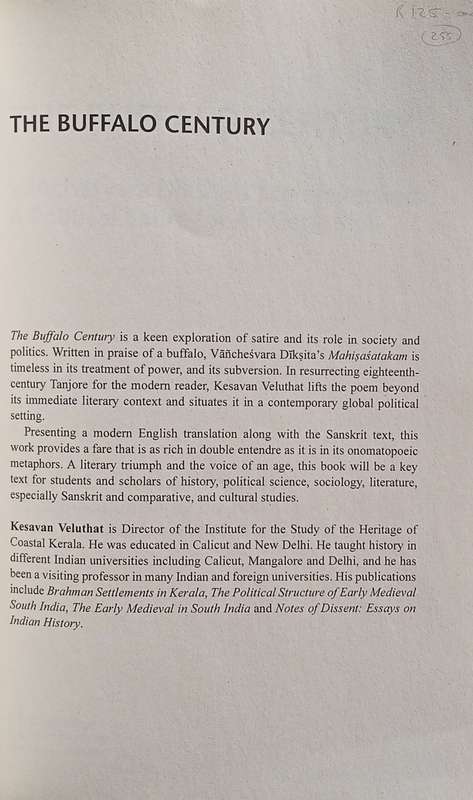 The Buffalo Century: A Political Satire for All Centuries | Kesavan Veluthat