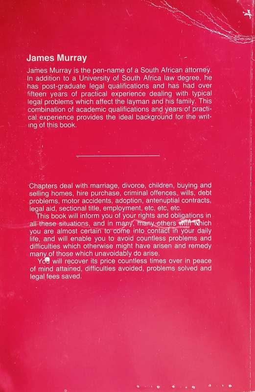 What Every Family Should Know About the Law in South Africa: A Practical Guide | James Murray (An...