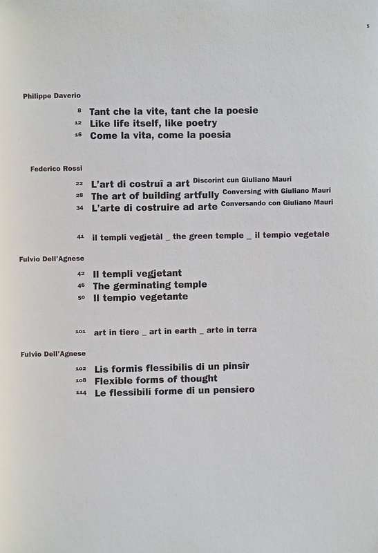 Art in Tiere / Art in Earth / Arte in Terra [Friulian/ English/Italian] | Giuliano Mauri