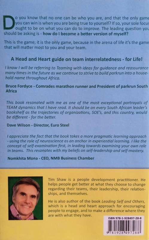 Teaming With Ideas: Life Lessons from Business, Sport and Parkrun [Inscribed by the author] | Tim...