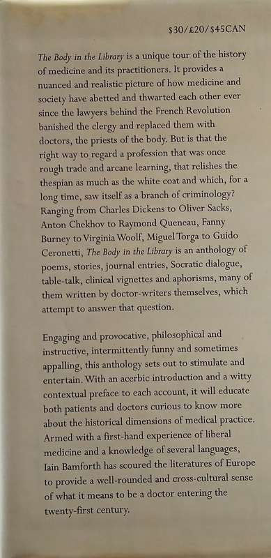 The Body in the Library: A Literary Anthology of Modern Medicine | Iain Bamforth (ed.)