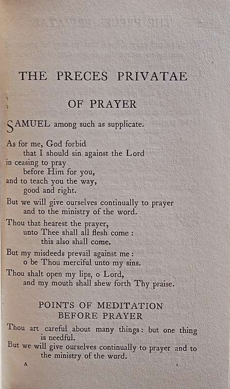 The Preces Privatae of Lancelot Andrewes | A.E. Burn (ed.)