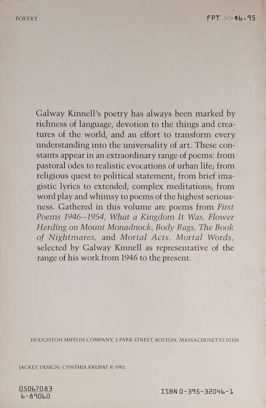 Selected Poems | Galway Kinnell
