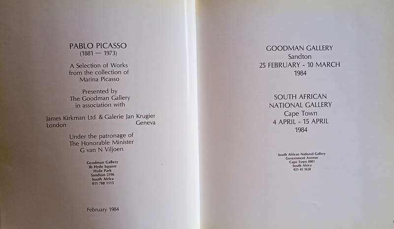 Pablo Picasso: A Selection of Works from the Collection of Marina Picasso
