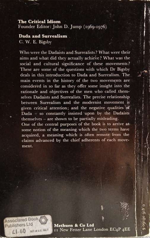 Dada and Surrealism | C.W.E. Bigsby