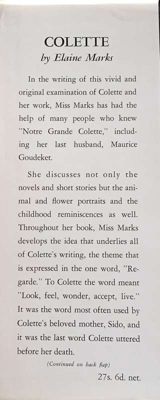 Colette | Elaine Marks