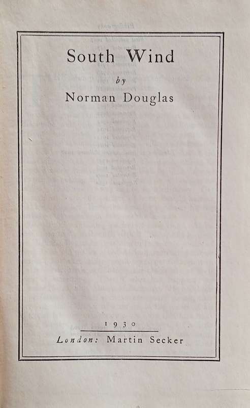 South Wind | Norman Douglas
