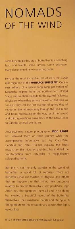Nomad s of the Wind: The Migration of the Monarch Butterfly and Other Wonders of the Butterfly Wo...