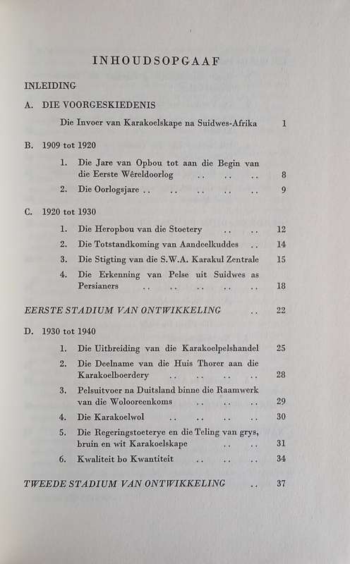 Die Karakoelteelt in Suidwes-Afrika en die Huis Thorer [Afrikaans]