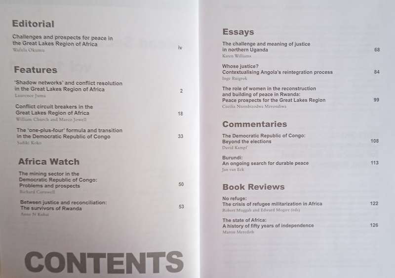 Institute for Security Studies, African Security Review vol. 16 no. 1