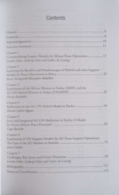 Supporting African Peace Operations | Linnéa Gelot, Ludwig Gelot, Cedric de Coning (eds.)