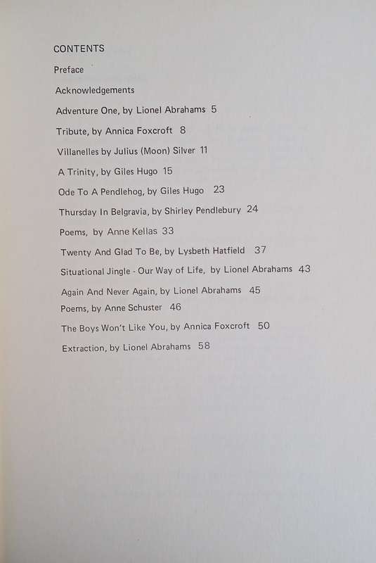 Circle of Eight: Poems and Stories by The Writers Anonymous Workshop