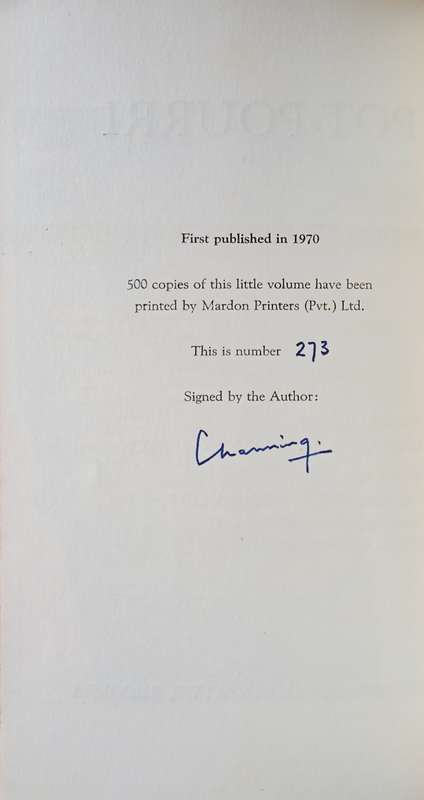 Pot-Pourri (2 Vols.) From the Diary of Captain E.M. Channing-Renton [Limited, numbered and signed...