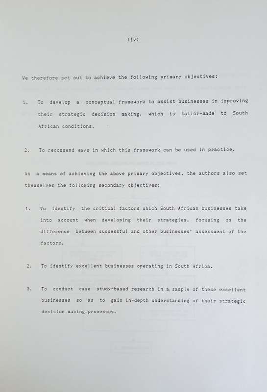 Development of a Framework for Successful Strategic Decision Making in the South African Environm...