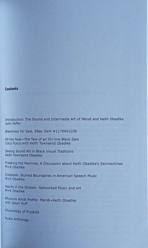 Mendi & Keith Obadike: Phonotype | John Peffer (ed.)