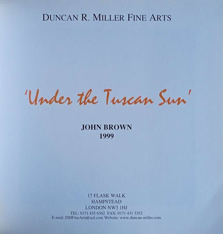 Under the Tuscan Sun | John Brown