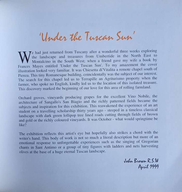 Under the Tuscan Sun | John Brown