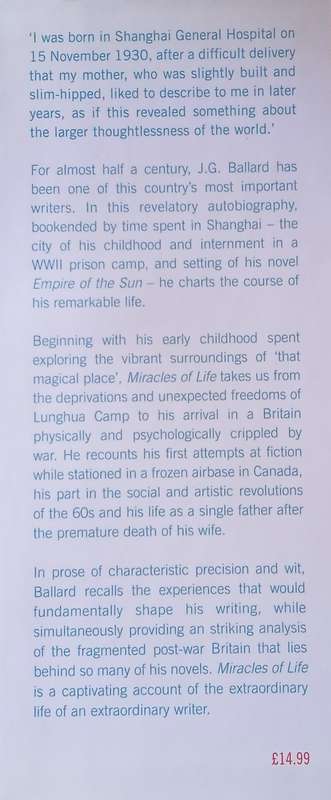 Miracles of Life: Shanghai to Shepperton, An Autobiography | J.G. Ballard