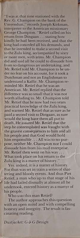 Piet Retief: The Dubious Hero | R.U. Kenny