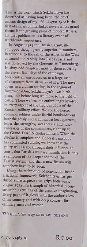 August 1914 | Alexander Solzhenitsyn