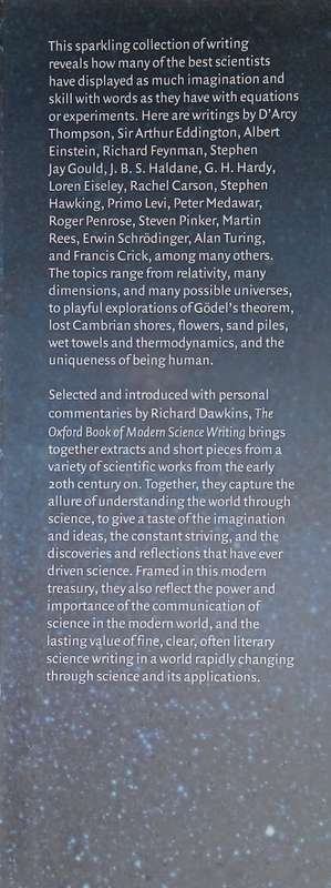 The Oxford Book of Modern Science Writing | Richard Dawkins