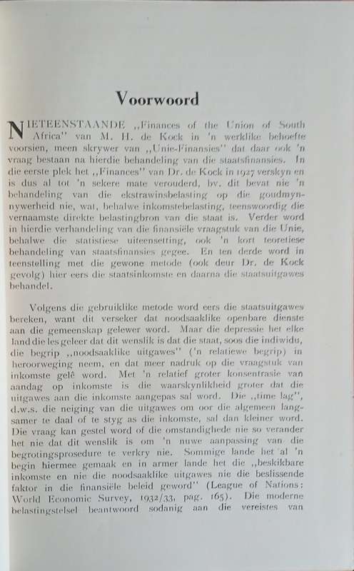 Unie-finansies [Afrikaans] | Dr. J.H. Botha