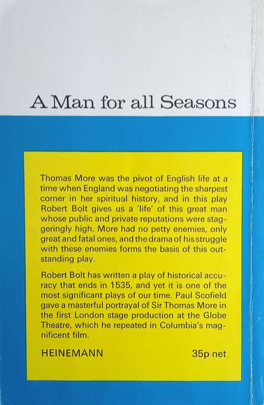 A Man for All Seasons | Robert Bolt
