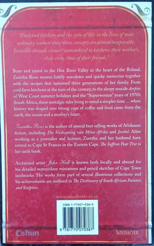 The Saffron Pear Tree and Other Kitchen Memories | Zuretha Roos