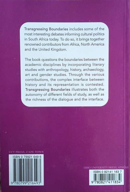 Transgressing Boundaries: New Directions in the Study of Culture in Africa | Brenda Cooper & Andr...