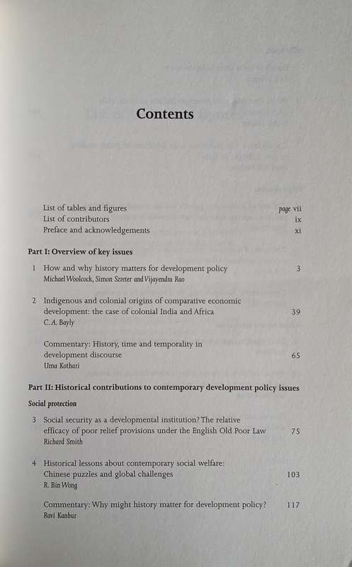 History, Historians & Development Policy: A Necessary Dialogue | C.A. Bayly, Vijayendra Rao, Simo...