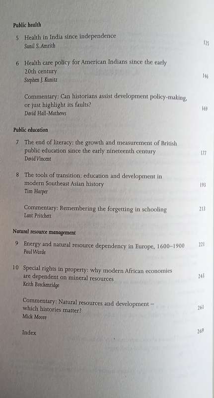 History, Historians & Development Policy: A Necessary Dialogue | C.A. Bayly, Vijayendra Rao, Simo...
