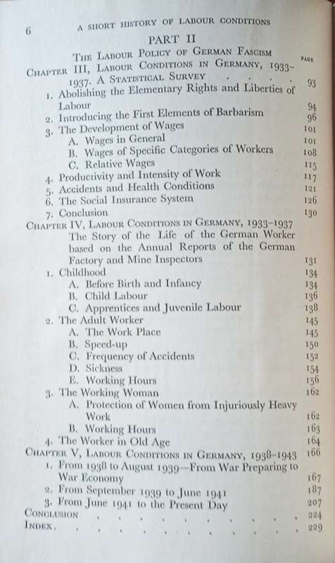 A Short History of Labour Conditions in Germany Under Fascism. Volume 3 Part 2 | Jurgen Kuczynski