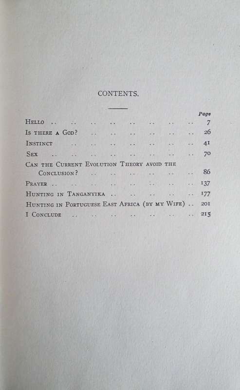 I Conclude: Convictions and Experiences of a Free-Thinking Doctor and Hunter | Senator Dr. W.P. S...