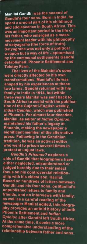 Gandhi's Prisoner? The Life of Gandhi's Son Manilal | Uma Dhupelia-Mesthrie