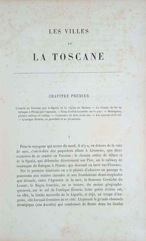 Les Villes de La Toscane [French] | Jules Gourdault