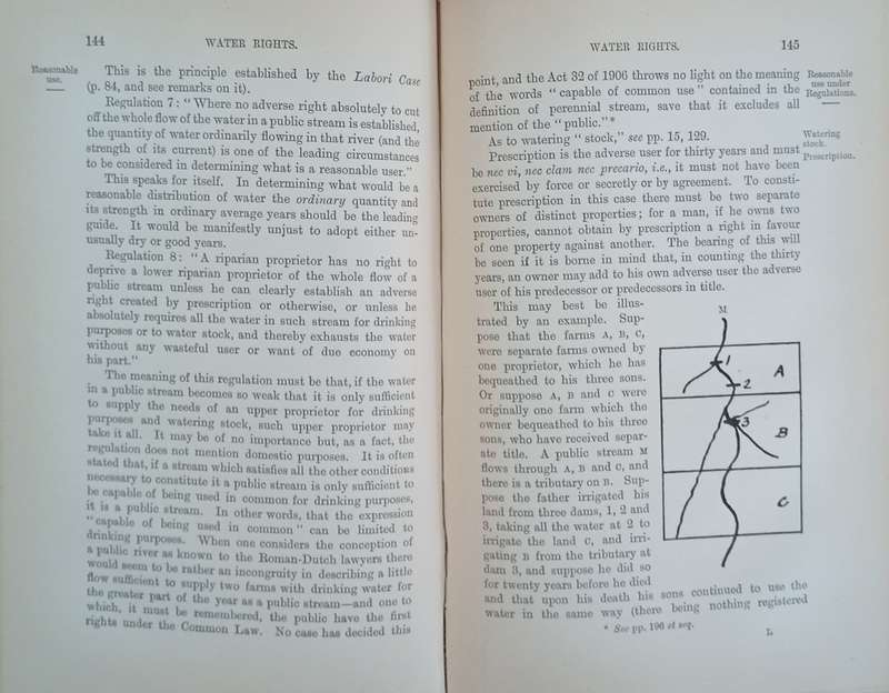 Water Rights Under the Common Law and the Irrigation Act no. 32 of 1906 | Sir Henry Juta, K.C.