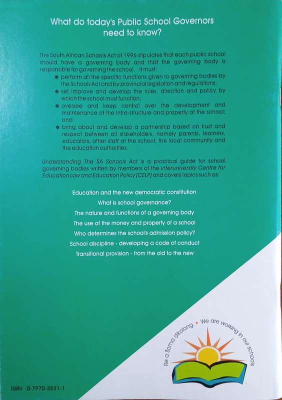 Understanding the S.A. Schools Act: What Public School Governors Need to Know | J.M. Potgieter, P...