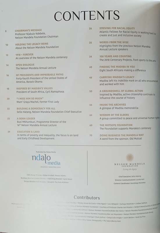 The Sixteenth Nelson Mandela Annual Lecture