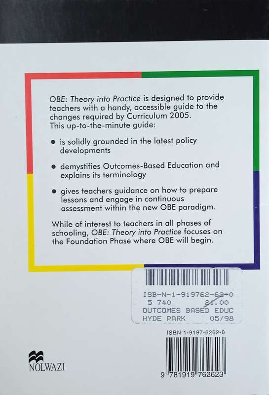 Outcomes-Based Education Theory into Practice: An Introductory Guide | Paul Musker