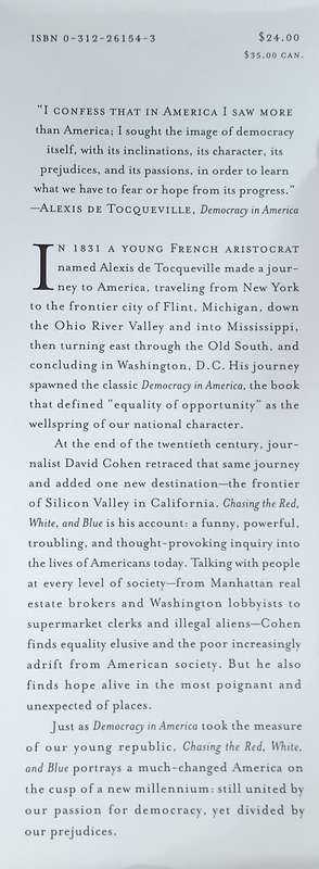 Chasing the Red, White, and Blue: A Journey in Tocqueville's Footsteps Through Contemporary Ameri...